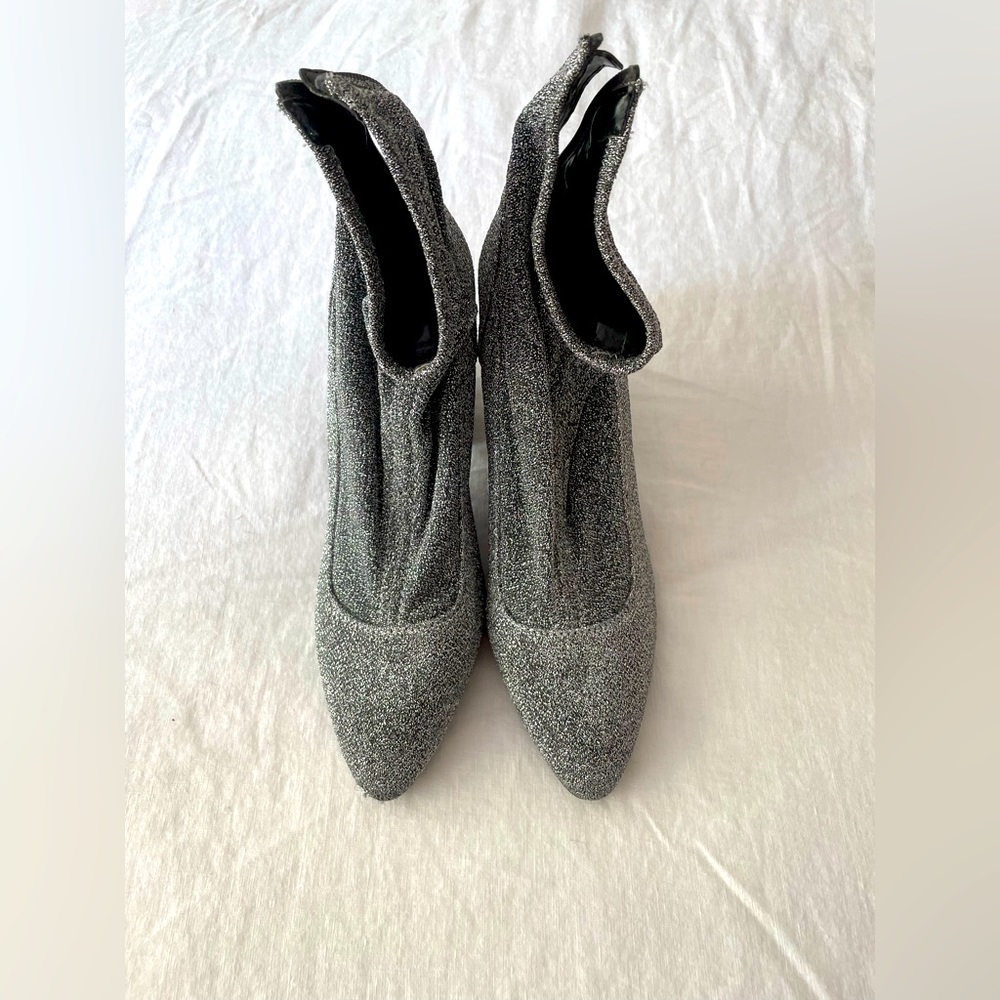 Nine West sparkle sock bootie